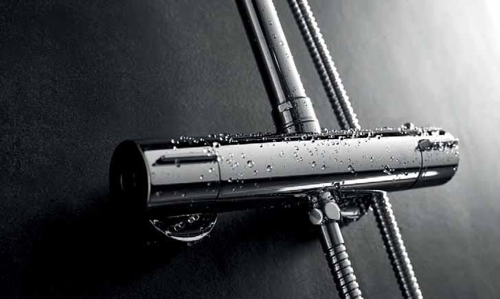 DAU Griferia de baño premium Bathroom faucets premium CARACTERÍSTICAS Termostática Sigma para sistema de ducha con regulador de caudal y selector rociador / ducha unificados en el mismo mando.