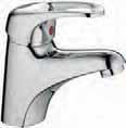 182 Ø70 67 26 101 Monomando bañera cromo Single lever bath faucet, chrome Sin equipo Without equipment 01ALD400CR 53,53 Con