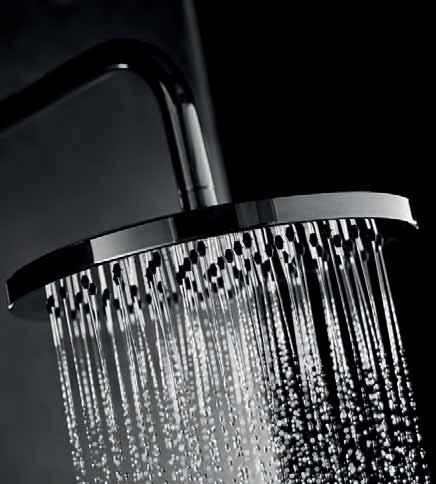 range from 68 to 110 cm Anti-scaling adjustable Ø 25 cm shower head Anti-scaling hand shower, 1 function Adjustable