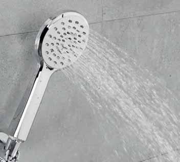 concealed shower mixer set with wall shower head Flow R2 and shower set Nix-E Con monomando: With single lever mixer: Con monomando: With single lever mixer: Salt 19SALER30702 436,60 Salt