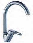 Single lever kitchen faucet, high spout 284 202 26º 176 Min.135 - Max.