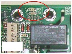Si el LED PWR ON que se encuentra en la parte superior de la TARJETA ELECTRÓNICA ó DE CONTROL esta encendido, indica que está recibiendo información. 7.