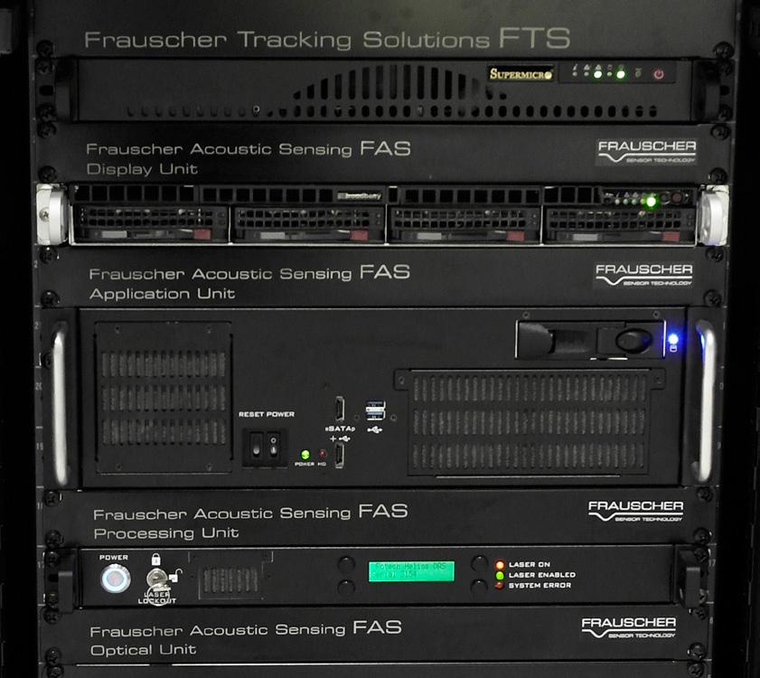 FTS-FAS Gracias a sus extensos conocimientos sobre DAS y los requisitos del sector ferroviario, Frauscher ha desarrollado Frauscher Acoustic Sensing FAS.