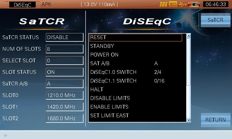 DTVLINK-2/3 Manual de usuario 4.5 DiSEqC DiSEqC (Control de equipo digital de satélite.