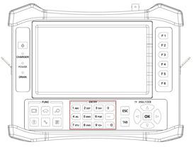 DTVLINK-2/3 Manual de usuario 1.3 Conocer el DTVLINK-2/3 1.3.1 Panel frontal 4 1 2 3 16 5 10 11 14 7 8 9 6 15 13 12 Figura 1-1 LCD TFT de 7 ", resolución: 800 480. 1.3.1.1 Indicadores 1) Indicador de funcionamiento de alimentación externa.