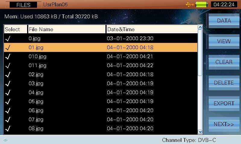 DTVLINK-2/3 Manual de usuario Ø VER Presione esta tecla para visualizar el archivo de imagen y el nombre del archivo aparecerá en pantalla completa.