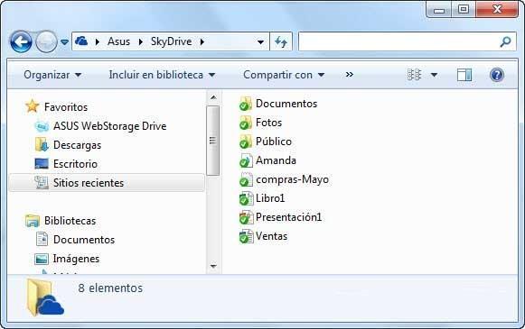 22.4. SkyDrive como aplicación de escritorio Puedes instalar en tu ordenador, Tablet o móvil la versión de escritorio de SkyDrive, de esta forma podrás ver SkyDrive como una unidad más desde el