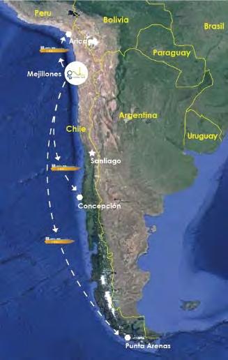 gasoducto virtual por mar: Humboldt stream virtual pipeline estudio de nueva estrategia de abastecimiento de GNL para abastecer la demanda de mediana escala en zonas alejadas: mid scale LNG el GNL