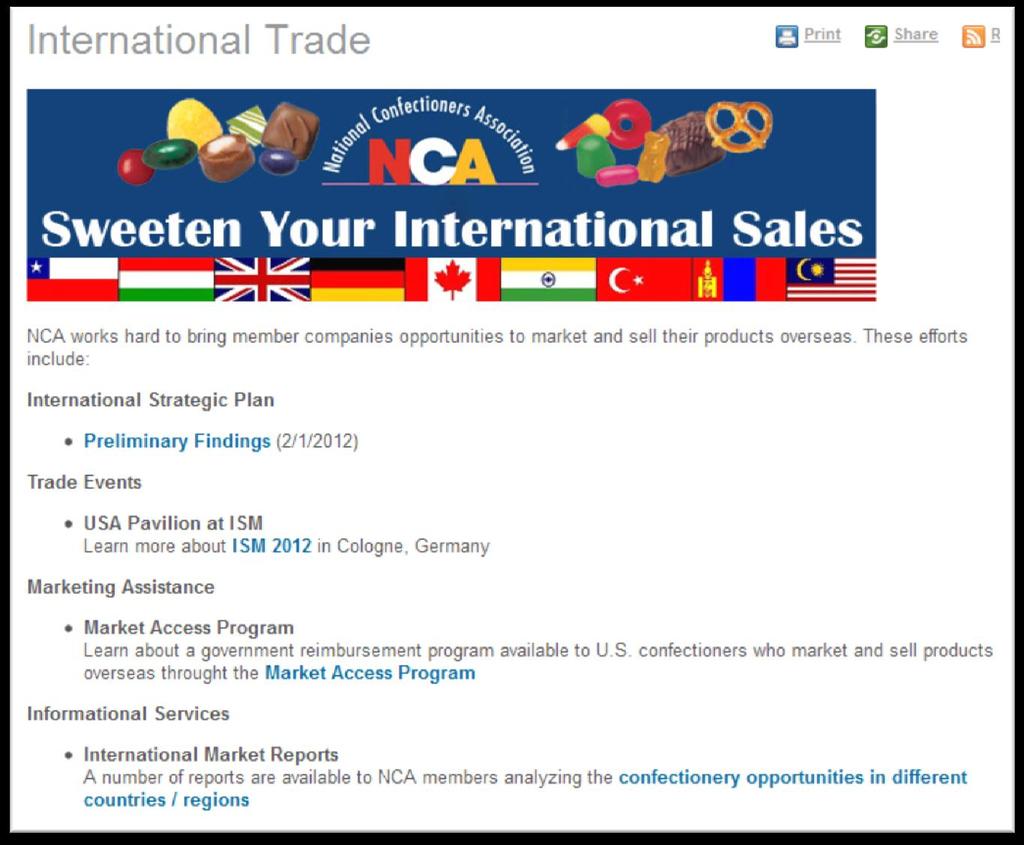 Programa de acceso a mercados internacionales -MPA.
