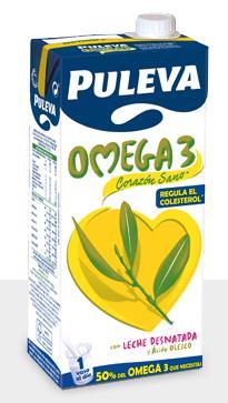 253 Puleva Omega 3 se vende hoy en día con la declaración nutricional Omega 3 y dos declaraciones de propiedades saludables Corazón sano y Regula el colesterol. Imagen 10.