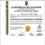 Senescyt PDF 1 CONTADOR PUBLICO LAICA ELOY ALFARO MANABI ECUADOR 2002 1016-02-203213 2 LICENCIADA EN CONTABILIDAD Y