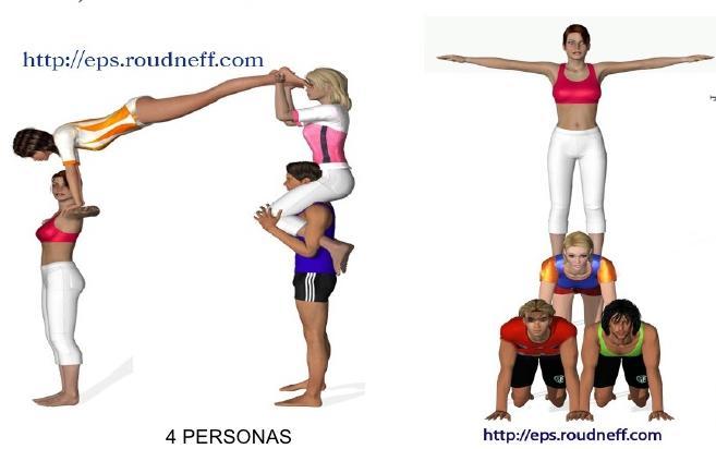 El acro-sport es un deporte que combina acrobacia y coreografía.