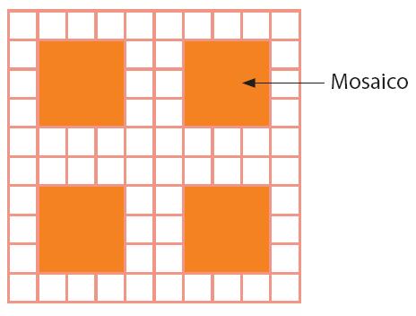 La cubeta azul posee 8 espacios de igual tamaño; la cubeta rosa, 16.