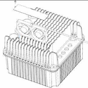 10 5- INSTALACIÓN DEL F-DRIVE SOLAR El F-DRIVE SOLAR (tamaño 1) incluye un kit de fijación para pared que contiene: 2 ventiladores 12 VCD. 1 Tapa ventilador.