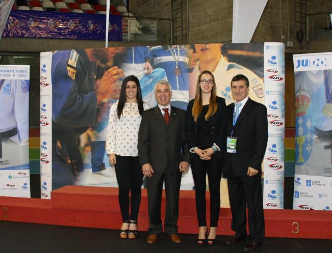 MIGUEL BISQUERRA RIGO Presidente de la Federación Balear de Judo D. VICTOR VALLE SUAREZ Presidente de la Federación Asturiana de Judo D.