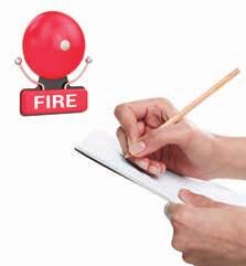 La funcionalidad de alarma de incendio ayuda al cumplimiento de la normativa de riesgos laborales, generando informes de evacuación de las diferentes zonas.