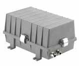 LUMINARIAS HID Y FLUORESCENCIA BOX M Caja estanca IP65, para equipos de lámparas de descarga hasta 2000 W LÁMPARA (W) INT. (A) CÓD.