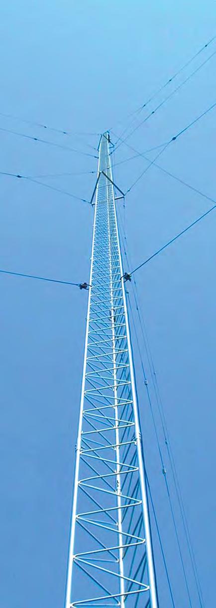 Torres Arriostradas Serie 25G Máxima Altura Recomendada: 58 m 1/2TBEJ 25AG2 GA25GD BG2142 5/16THH GAC3455TOP 3/4X12PP AGK1GGX BGK3GGX CPC5/75 Torre de 30 m con Torre Rohn Serie 25G Cantidad Código