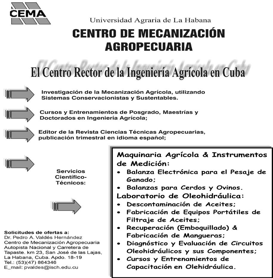 REFERENCIAS BIBLIOGRAFICAS BREMOND, B.; B. MOLLE: Characterization of rainfall under center pivot: influence of measuring procedure, J. Irrig. Drain. Eng., 121(5: 347-353, 1995. CÁRDENAS, J. F.