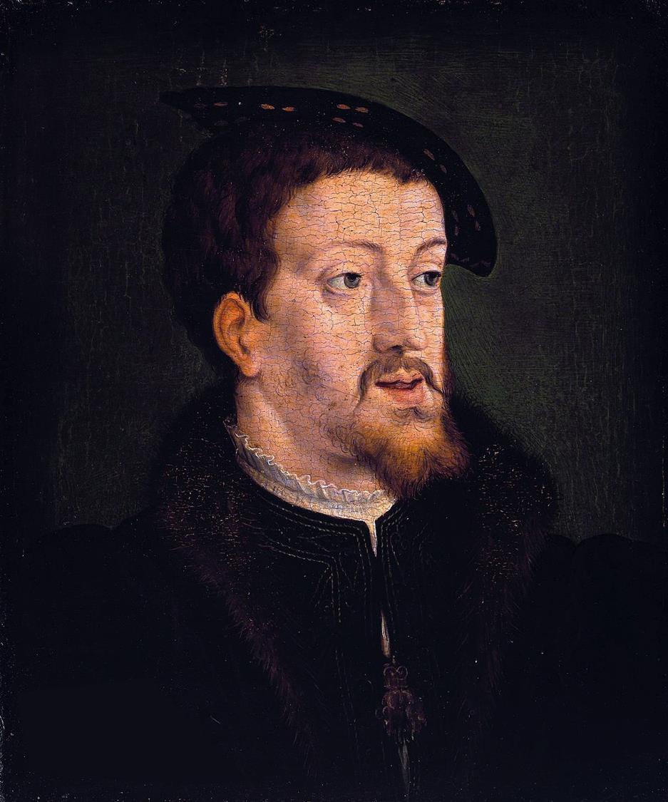 Jan Vermeijen Retrato de Carlos V 1530