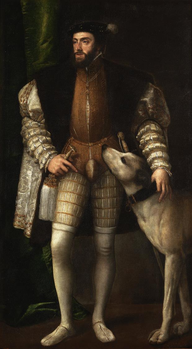 Tiziano Retrato de Carlos V 1532