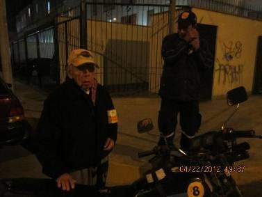 12. Siendo las 19:25 horas del día domingo 22 de abril del 2012, personal de servicio durante su patrullaje por las calles Pasaje Anaya con Manuel