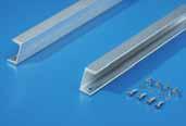 Equipamiento interior Sistemas de barras Carriles soporte para TS, ES Para componentes de elevado peso. Adecuados especialmente para el montaje de aisladores de soporte.