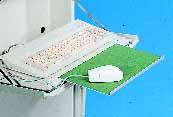 Interfaz hombre/máquina Cajón para teclados/ratón, alfombrilla Alfombrilla, pasiva Para montaje en armarios PC, base