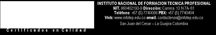 CIUDADANÍA VIGENCIA 2017 Instituto Nacional de