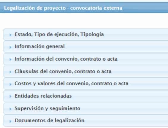 LEGALIZACIÓN ESQUEMA DE FORMULARIOS Coordinador de legalización para registro de formulario Información del