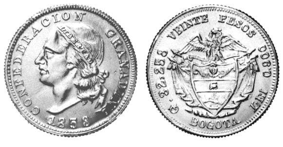 Aportada por Antonio Pedraza y adquirida por el Museo Numismático. M66 (168-) Dos escudos de la época de Carlos II.