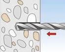 l grafilado de la superficie evita el giro durante el montaje.