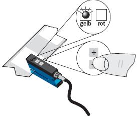 Serie SPE Informaciones suplementarias 12.6 Fotocélula de luz ultrasónica (opción) NOTA! La impresora no puede estar dotada con la opción ahorro cinta.