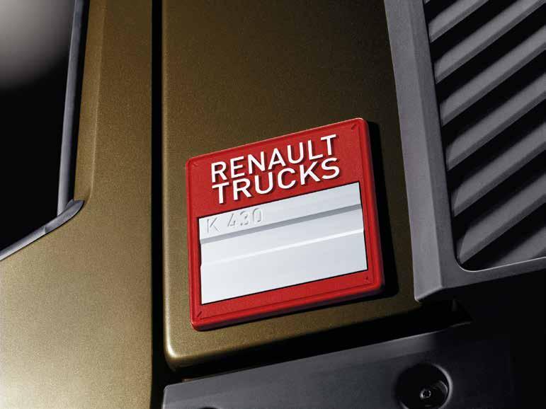 renault trucks_ Gama k 1 A su lado, en todo momento Renault Trucks estará a su lado durante toda la vida útil de los vehículos para garantizarle una disponibilidad máxima de su herramienta de trabajo