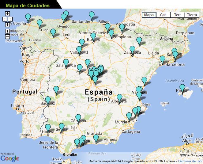 Red Española de Ciudades Inteligentes (RECI) 75 ciudades Junio 2012, en Valladolid