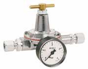 Reductores y reguladores de presión para gasóleo Código Medida PVP GOK Reductor de presión para gasóleo. Caudal nominal: hasta 20 l./h. Presión fija de salida: 100 mbar. Presión de entrada: 0,56 bar.