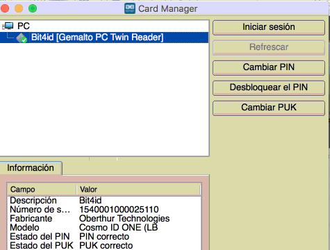 2.2. Equips MAC En ls equips cn MacOS debems tener en Aplicacines Card Manager (PIN Manager es la versión antigua y habría que quitar y actualizar) e Idazki-Desktp-Prtcl. 1.