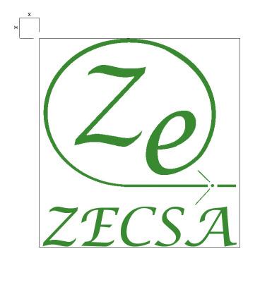 LOGOTIPO Planimetría Proporción El logotipo de ZECSA posee una relación proporcional de 10x10 25. Donde el valor x representa a la unidad.