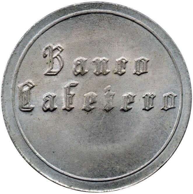 Banco Cafetero / Pagador (191) Diámetro 30,3 mm y peso 10,5 g.