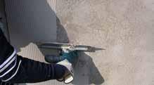 Aplicación del mortero deshumificador MasterEmaco N 235 en muros de albañilería.