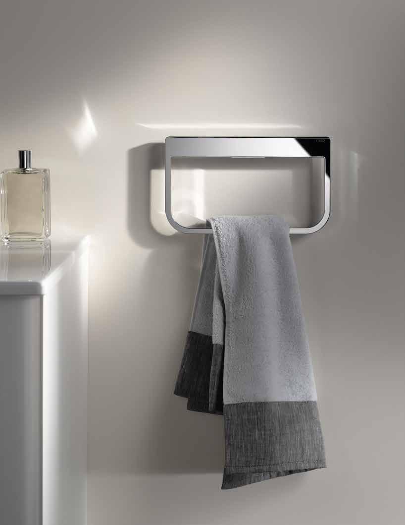 El toallero de anilla por ejemplo está fabricado completo de