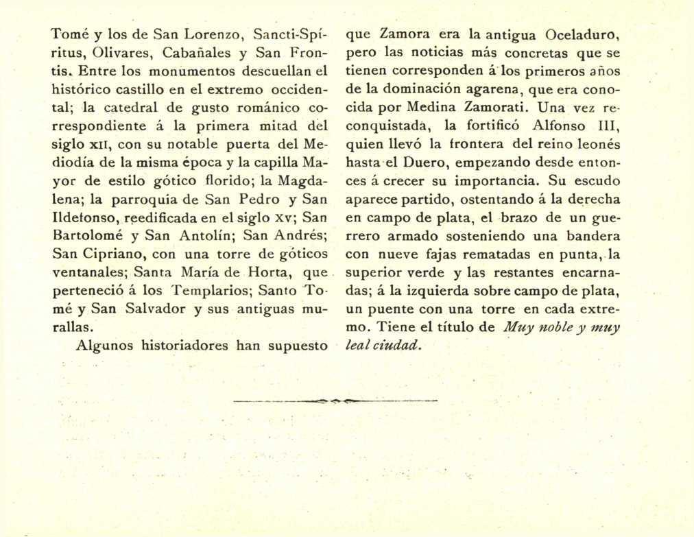Tomé y los de San Lorenzo, Sancti-Spíritus, Olivares, Cabañales y San Frontis.