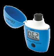 Fotómetro cloro libre calibrable de alta precisión HI96701C Análisis y registro del cloro del agua regulado por el RD 140/2003. Analizador portátil e impermeable.