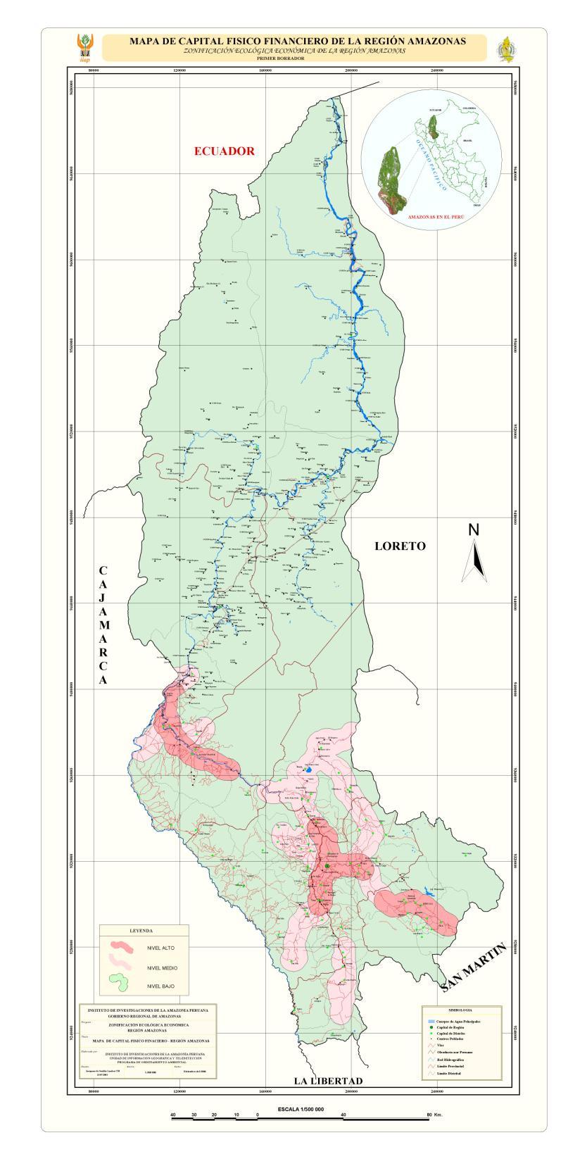 Zonificación Ecológica y Económica del departamento de Amazonas POTENCIALIDADES SOCIOECONÓMICAS 27 Mapa de