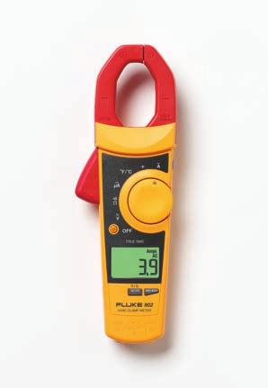 Fluke 902 amplía la línea de pinzas amperimétricas de calidad Fluke existente proporcionando las características necesarias para diagnosticar y reparar los sistemas de calefacción, ventilación y aire