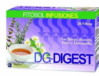 PLANTAS EN BOLSITAS DE INFUSIÓN COMPUESTAS - PLANTAS MEDICINALES FITOSOL OB8 (control de peso) FITOSOL AERO FLAT (gases) DG DIGEST (digestivo) DR