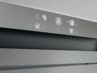 Ajusta la temperatura del frigorífico con un simple toque.