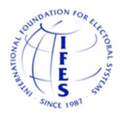 Los proyectos de IFES promueven la participación ciudadana, mejoran los procesos de rendición de cuentas ante el electorado y fortalecen las instituciones gubernamentales y/o de la sociedad civil.
