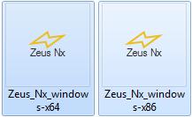 II. Instalación del Zeus NX Descargue la versión equivalente a su sistema Zeus Nx-x64 para Windows de 64 bits Zeus Nx-x86 para