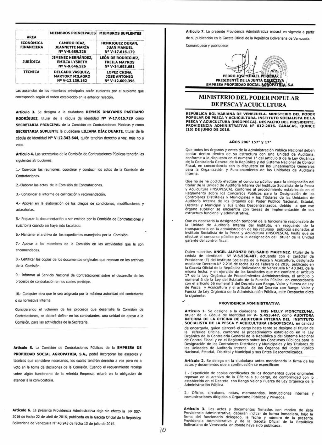 429.436 GACETA OFICIAL DE LA REPÚBLICA